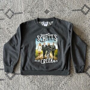 Gray Schitt's Creek Graphic Sweatshirt, excellent condition